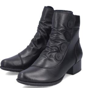 Rieker Ladies Boots 78659-00 in Black