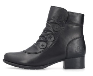 Rieker Ladies Boots 78659-00 in Black