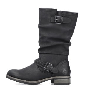 Rieker Ladies boots 98860-00 in Black