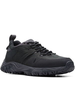 Clarks ATL Walk Go Waterproof shoe in Black Leather Meeks Shoes