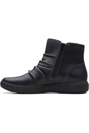 Damskie buty Clarks CarolineOrchid z czarnej skóry