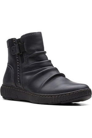 Damskie buty Clarks CarolineOrchid z czarnej skóry