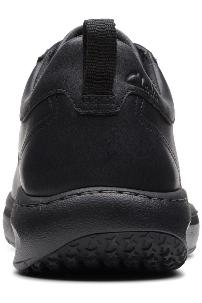 Clarks ClarksPro Lace in Black Leather Extra Wide