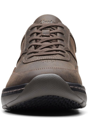 Clarks Mens ClarksPro Lace in Dark Brn Tumble