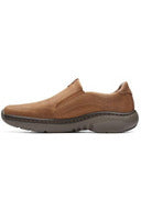 Clarks Mens slip on shoe Clarkspro Step in Beeswax Leather