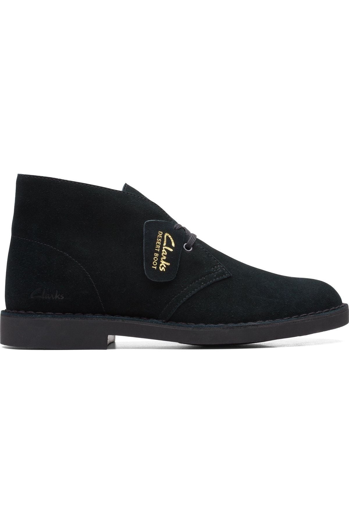 Clarks Desert Boot Evo in Black Suede
