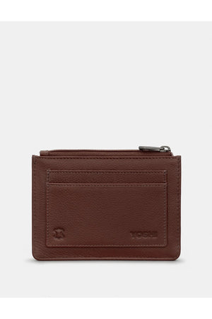 Yoshi Curiosity Bookshop Zip Top Purse Y1321 Brown