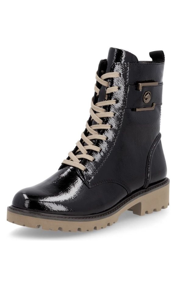 Remonte D8663-00 ladies boot in black