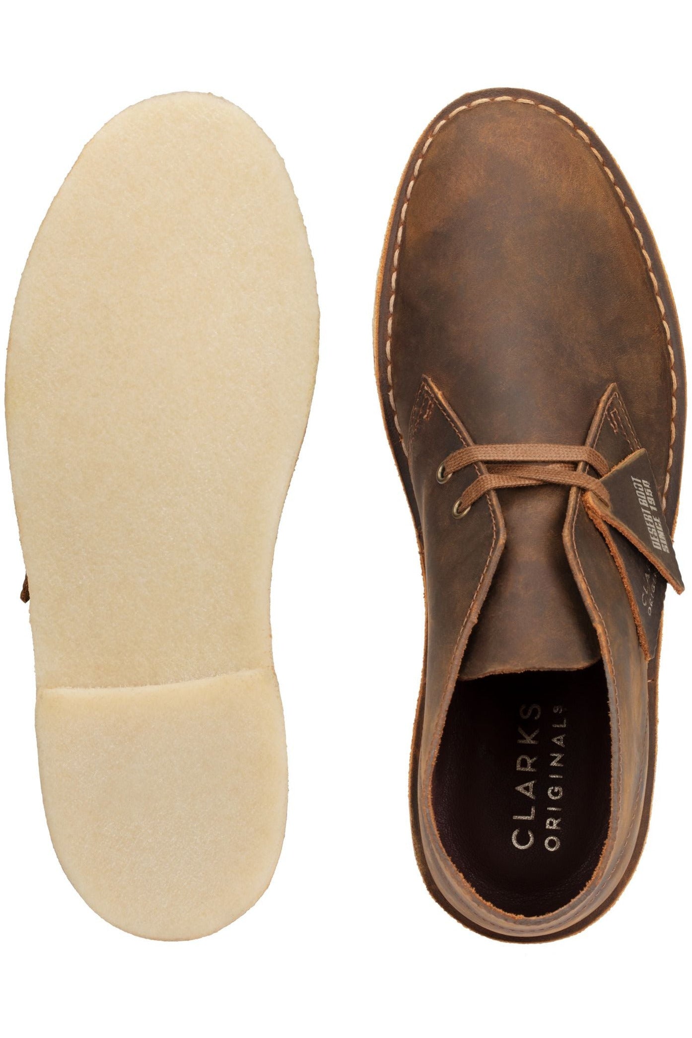 Clarks Desert Boot Evo ze skóry z wosku pszczelego