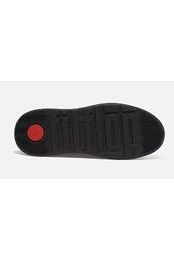 FitFlop F-Mode Leather Lace Up Flatform Ankle Boot black