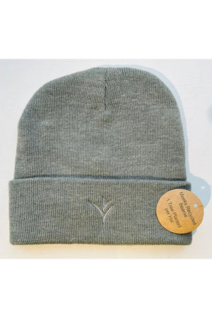 Meeks Recycled Beanie Hat in Sage