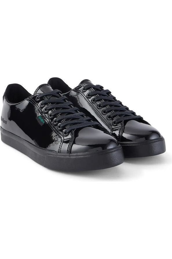 Kickers Tovni Lacer black patent - Main Image