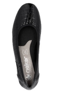 Rieker Ladies Shoes L9350-01 black punp