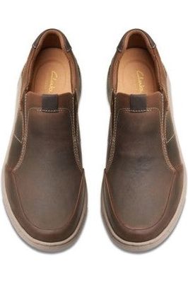 Clarks Mapstone Step in Beeswax Leather