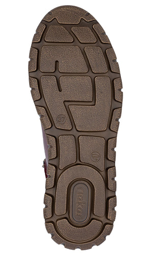 Rieker Ladies Boots N1305-35 vino multi waterproof