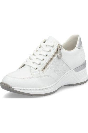 Rieker Ladies trainer N4322-80 in White