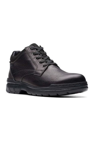 Clarks Rockie MidGTX waterproof black leather boot extra wide