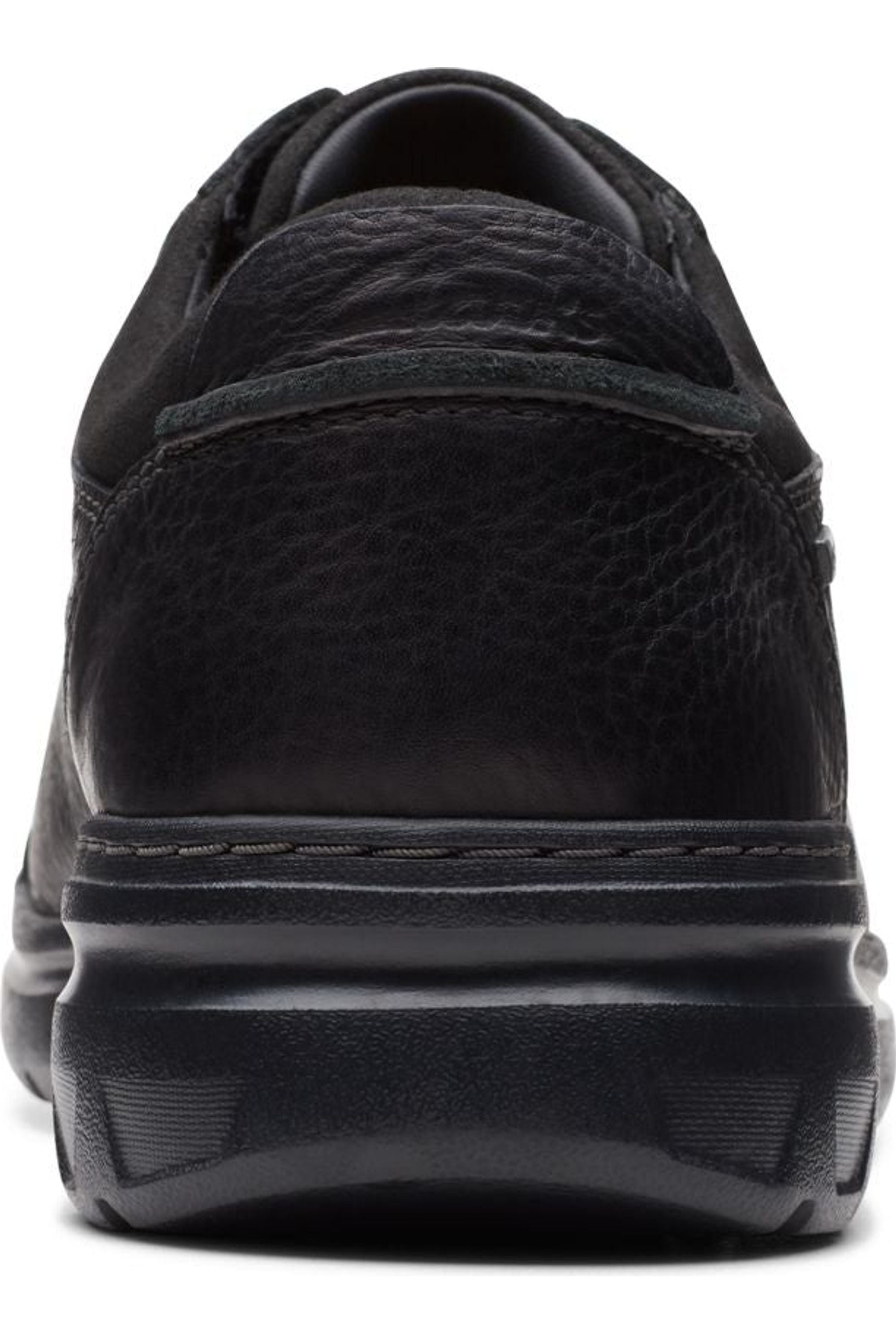 Clarks Rockie WalkGTX waterproof shoe in black leather Extra Wide H fit