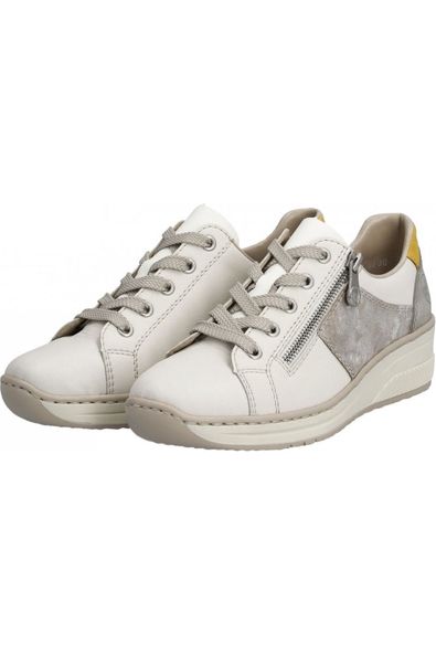 Rieker ladies lace up shoe 48700-80 in white