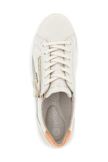 Remonte Ladies trainer D1C01-81 in White Combi
