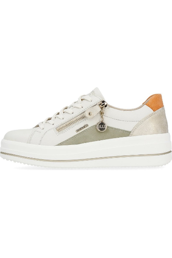 Remonte Ladies trainer D1C01-81 in White Combi
