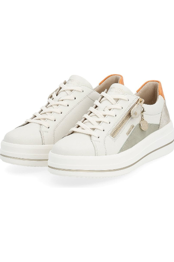 Remonte Ladies trainer D1C01-81 in White Combi