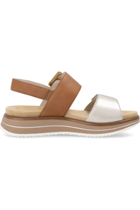 Remonte Ladies sandal D1J53-22 in Brown