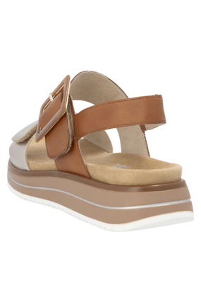 Remonte Ladies sandal D1J53-22 in Brown