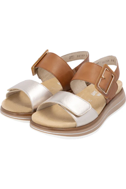 Remonte Ladies sandal D1J53-22 in Brown