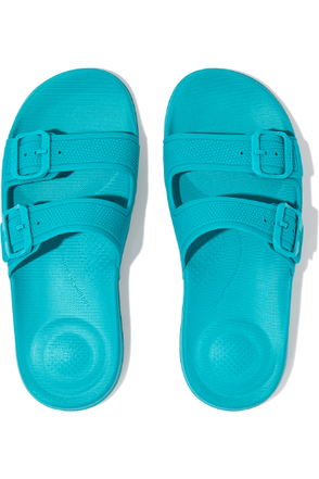 FitFlop Iqushion 2 bar slide tahiti blue
