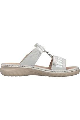 Rieker Ladies Sandals 60481-40 in Grey Combi