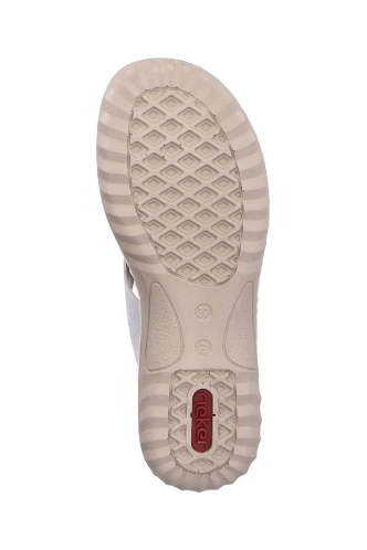 Rieker Ladies Sandals 60481-40 in Grey Combi