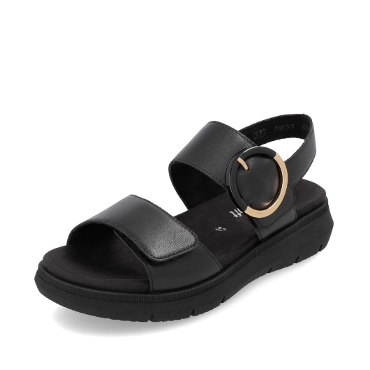 Remonte Ladies sandal D2K50-00 in Black