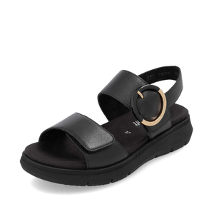 Remonte Ladies sandal D2K50-00 in Black