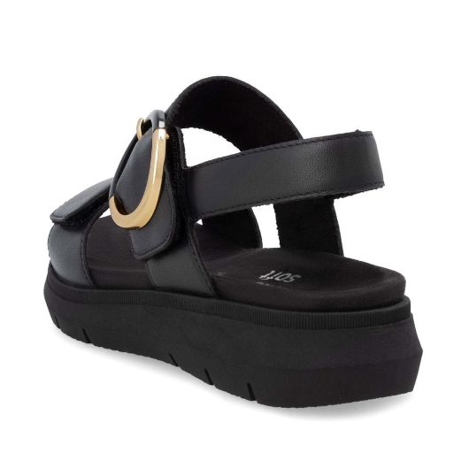 Remonte Ladies sandal D2K50-00 in Black