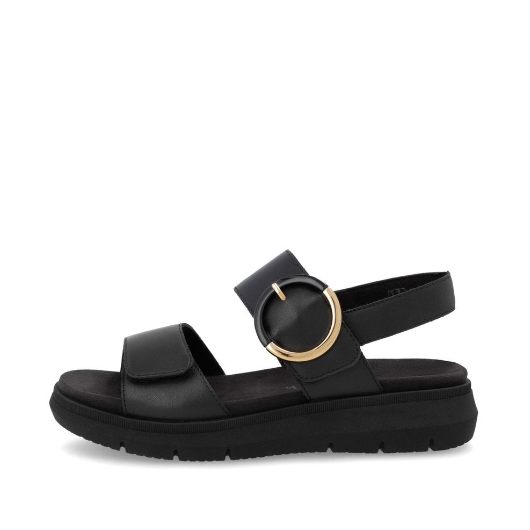 Remonte Ladies sandal D2K50-00 in Black