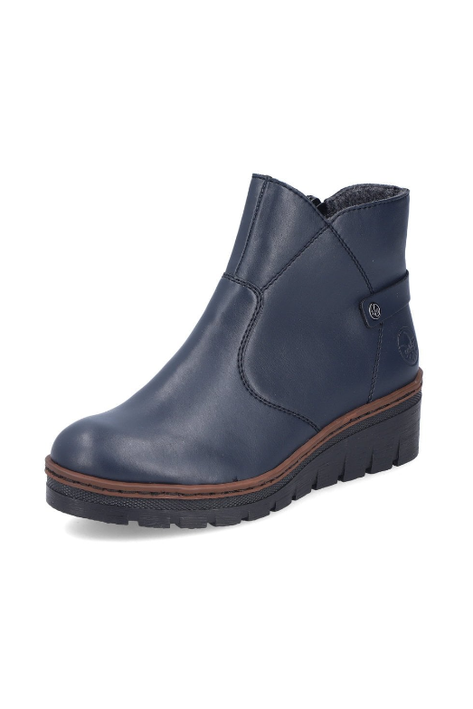 Rieker Ladies Boots X9164-14 in Blue