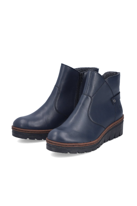 Rieker Ladies Boots X9164-14 in Blue