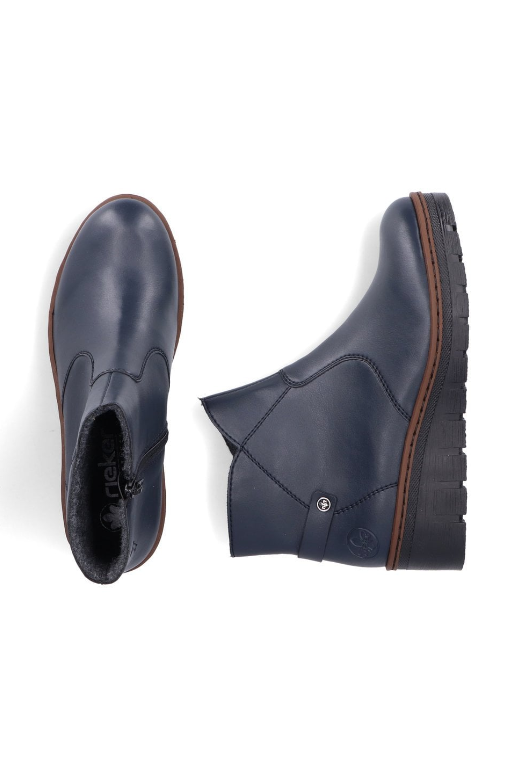 Rieker Ladies Boots X9164-14 in Blue