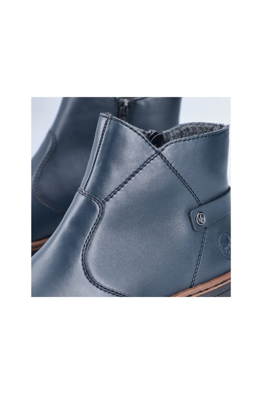 Rieker Ladies Boots X9164-14 in Blue
