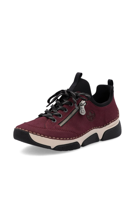 Rieker ladies sneaker 45973-36 bordeaux