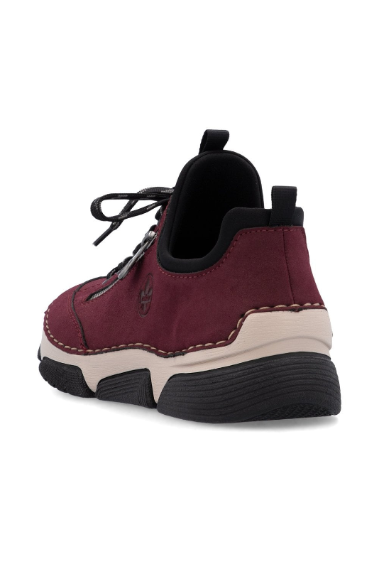 Rieker ladies sneaker 45973-36 bordeaux