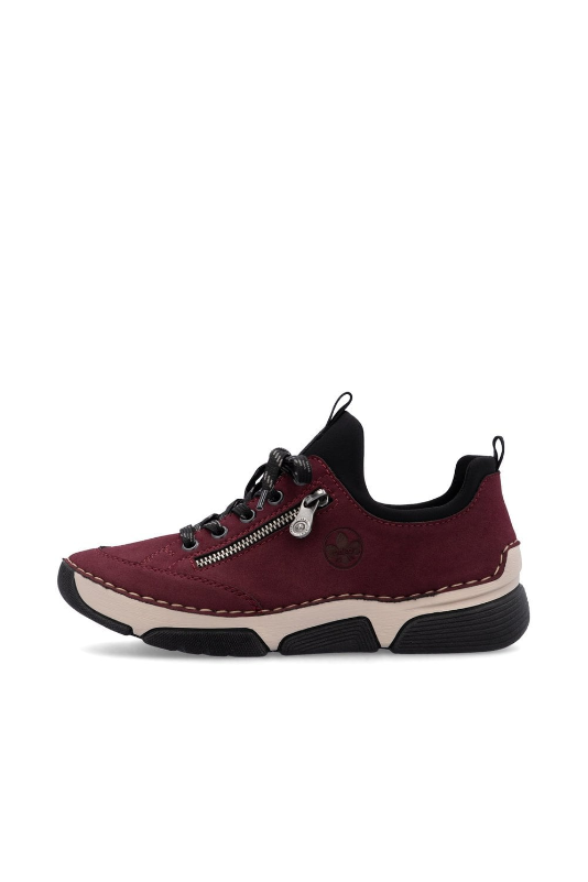 Rieker ladies sneaker 45973-36 bordeaux