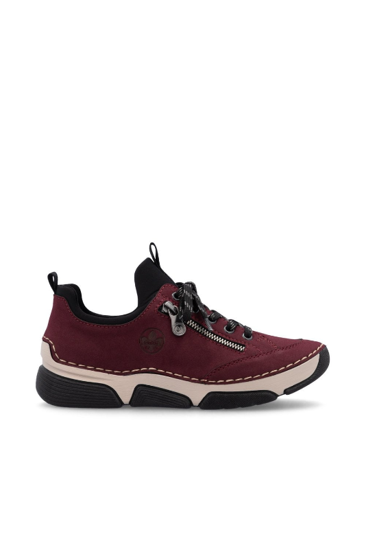 Rieker ladies sneaker 45973-36 bordeaux