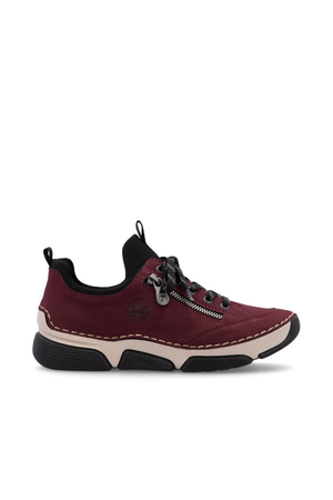 Rieker ladies sneaker 45973-36 bordeaux