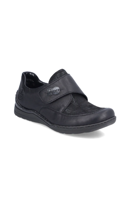 Rieker Ladies Shoes 48954-00 in Black