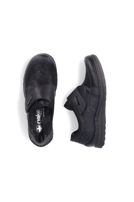 Rieker Ladies Shoes 48954-00 in Black