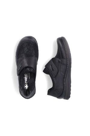 Rieker Ladies Shoes 48954-00 in Black