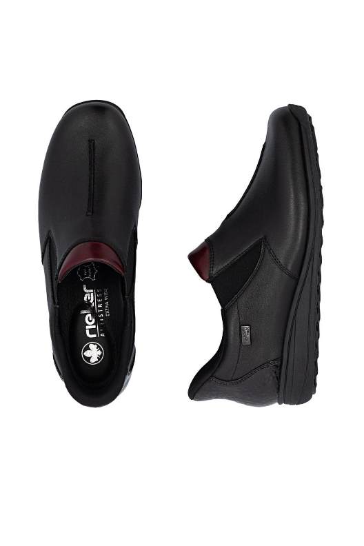 Rieker Ladies Shoes 47253-00 in Black