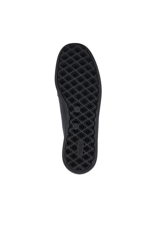 Rieker Shoes 44291-00 black slip on waterproof shoe